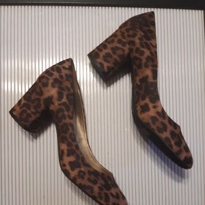 LIBBY EDELMAN animal print heels